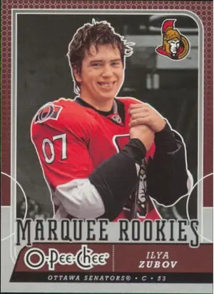 2008-09 O-PEE-CHEE - ILYA ZUBOV #517 MARQUEE ROOKIES