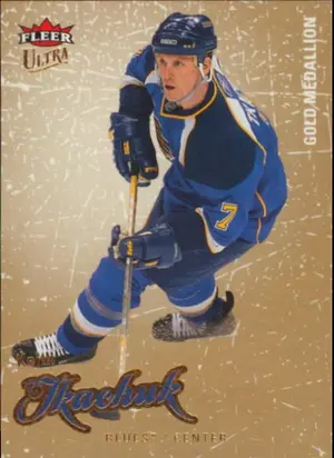 2008-09 FLEER ULTRA - KEITH TKACHUK #193 GOLD MEDALLION