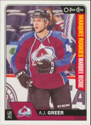 2016-17 O-PEE-CHEE - A.J. GREER #674 MARQUEE ROOKIES