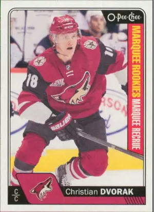 2016-17 O-PEE-CHEE - CHRISTIAN DVORAK #696 MARQUEE ROOKIES