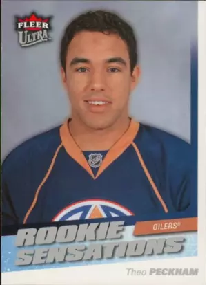 2008-09 FLEER ULTRA - THEO PECKHAM #RS7 ROOKIE SENSATIONS