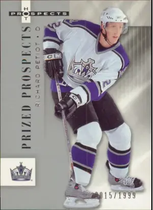 2005-06 HOT PROSPECTS - RICHARD PETIOT #141 PRIZED PROSPECTS 15/1999