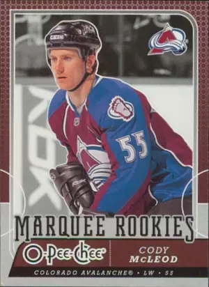 2008-09 O-PEE-CHEE - CODY McLEOD #547 MARQUEE ROOKIES