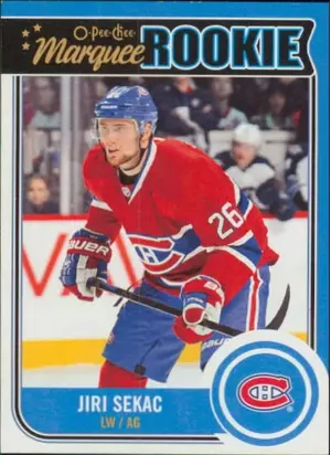 2014-15 O-PEE-CHEE - JIRI SEKAC #U19 MARQUEE ROOKIE