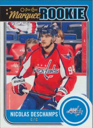 2014-15 O-PEE-CHEE - NICOLAS DESCHAMPS #518 MARQUEE ROOKIE