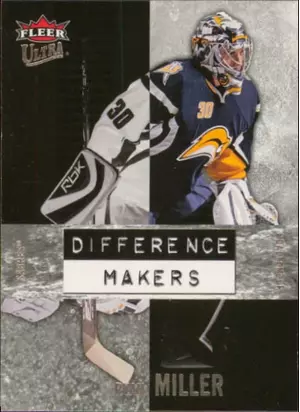 2007-08 FLEER ULTRA - RYAN MILLER #DM1 DIFFERENCE MAKERS