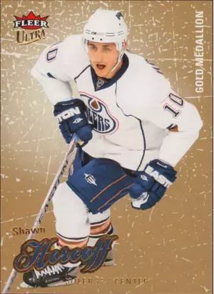 2008-09 FLEER ULTRA - SHAWN HORCOFF #154 GOLD MEDALLION