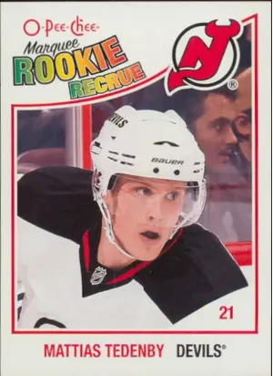 2010-11 O-PEE-CHEE - MATTIAS TEDENBY #614 MARQUEE ROOKIE