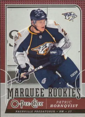 2008-09 O-PEE-CHEE - PATRIC HORNQVIST #768 MARQUEE ROOKIES