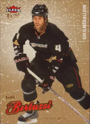 2008-09 FLEER ULTRA - TODD BERTUZZI #114 GOLD MEDALLION