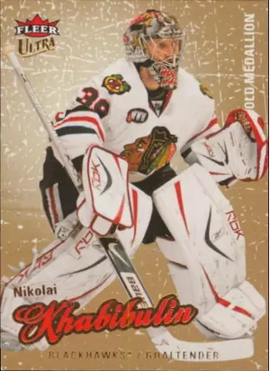 2008-09 FLEER ULTRA - NIKOLAI KHABIBULIN #118 GOLD MEDALLION