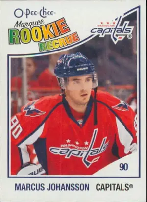 2010-11 O-PEE-CHEE - MARCUS JOHANSSON #511 MARQUEE ROOKIE