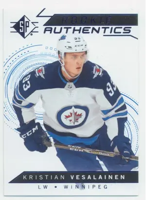 2018-19 SP - KRISTIAN VESALAINEN #127 ROOKIE AUTHENTICS BLUE