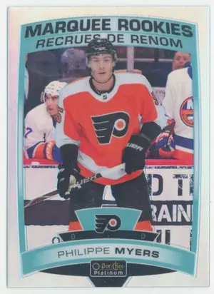 2019-20 O-PEE-CHEE PLATINUM - PHILIPPE MYERS #195 MARQUEE ROOKIES RAINBOW
