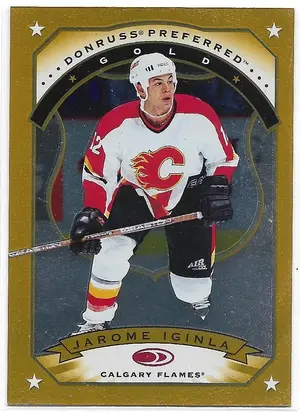 1997-98 Donruss Preferred #17 Jarome Iginla (Gold) *