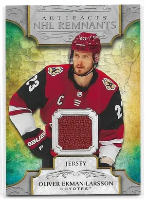 2020-21 Artifacts NHL Remnants #NR-OE Oliver Ekman-Larsson *