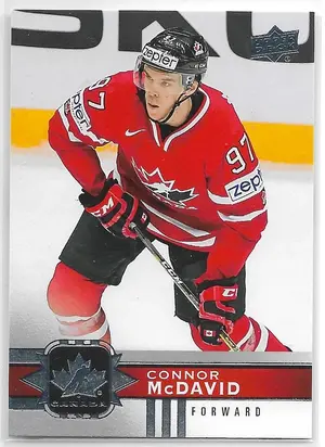 2017-18 UD Team Canada #1 Connor McDavid
