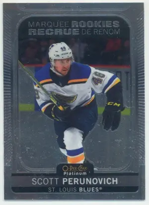 2021-22 O-PEE-CHEE PLATINUM - SCOTT PERUNOVICH #288 MARQUEE ROOKIES