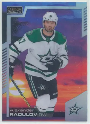 2020-21 O-PEE-CHEE PLATINUM - ALEXANDER RADULOV #109 SUNSET