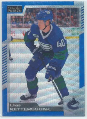 2020-21 O-PEE-CHEE PLATINUM - ELIAS PETTERSSON #148 BLUE SURGE