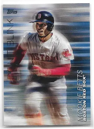 2018 Topps Update Don't Blink Blue #DB-25 Mookie Betts