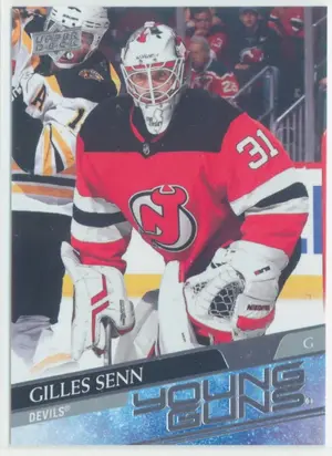 2020-21 UPPER DECK - GILLES SENN #453 YOUNG GUNS