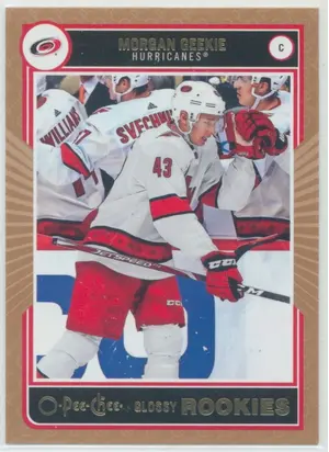 2020-21 UPPER DECK - MORGAN GEEKIE #R-6 O-PEE-CHEE GLOSSY ROOKIES BRONZE