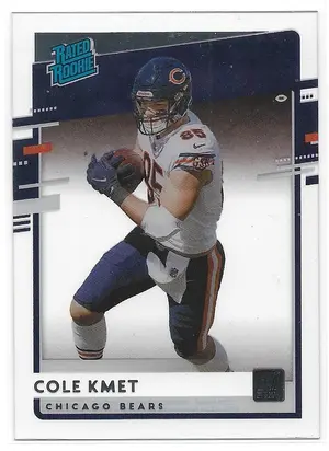 2020 Chronicles Clearly Donruss Rated Rookies #RR-CK Cole Kmet