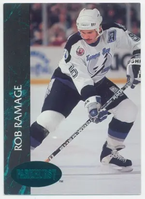 1992-93 PARKHURST - ROB RAMAGE #175 EMERALD ICE