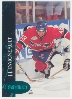 1992-93 PARKHURST - J.J. DAIGNEAULT #324 EMERALD ICE