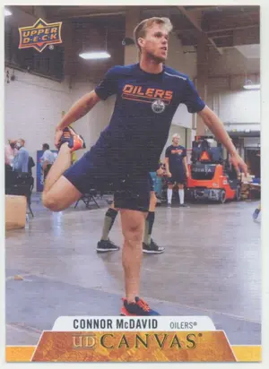 2020-21 UPPER DECK - CONNOR McDAVID #C154 UD CANVAS