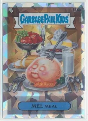 2022 Topps Chrome Garbage Pail Kids - Mel Meal #188a Atomic Refractor Parallel