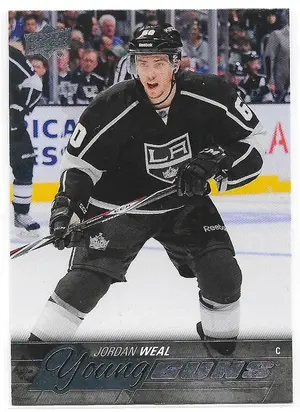2015-16 Upper Deck #202 Jordan Weal RC (Young Guns)