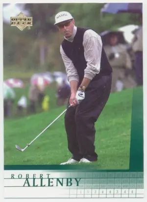 2001 Upper Deck - Robert Allenby #37 RC