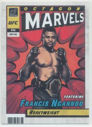 2022 Donruss UFC - Francis Ngannou #16 Octagon Marvels
