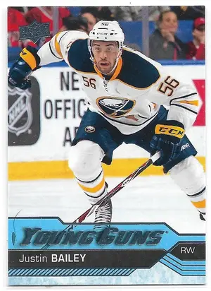 2016-17 Upper Deck #246 Justin Bailey RC (Young Guns)
