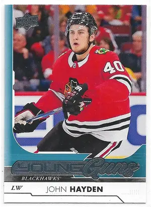 2017-18 Upper Deck #211 John Hayden RC (Young Guns)