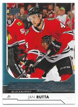 2017-18 Upper Deck #452 Jan Rutta RC (Young Guns)