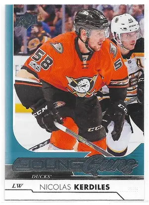 2017-18 Upper Deck #241 Nicolas Kerdiles RC (Young Guns)
