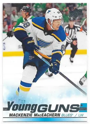 2019-20 Upper Deck #212 Mackenzie MacEachern RC (Young Guns)