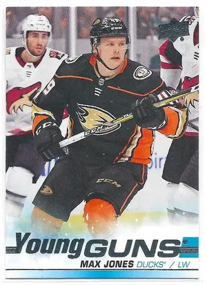 2019-20 Upper Deck #242 Max Jones RC (Young Guns)