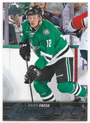 2015-16 Upper Deck #479 Radek Faksa RC (Young Guns)