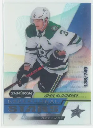 2020-21 SYNERGY - JOHN KLINGBERG #ES-3 EXCEPTIONAL STARS 138/749
