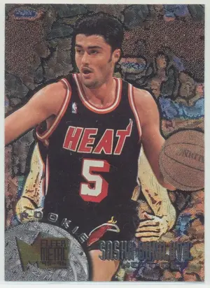 1995-96 Fleer Metal - Sasha Danilovic #162 Rookie