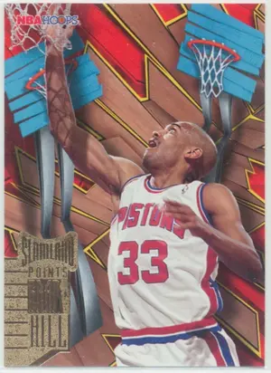 1995-96 NBA Hoops - Grant Hill #SL14 Slamland