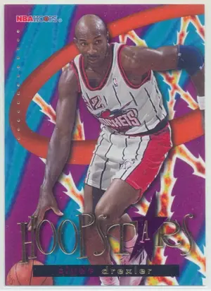 1995-96 NBA Hoops - Clyde Drexler #HS4 Hoop Stars