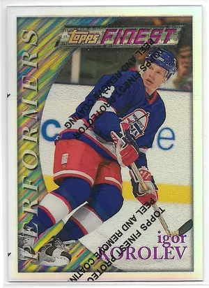 1995-96 Finest Refractors #84 Igor Korolev (Silver, Performers)