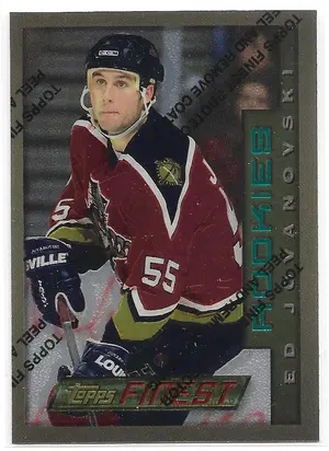 1995-96 Finest #176 Ed Jovanovski (Gold, Rookies)