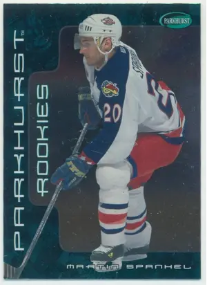 2001-02 PARKHURST - MARTIN SPANHEL #312 ROOKIES
