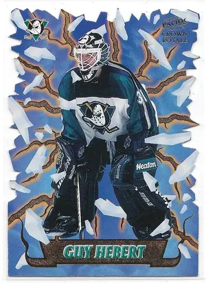 1997-98 Crown Royale Freeze Out Die-Cuts #1 Guy Hebert